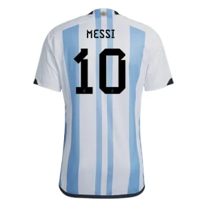 Günstige Fußballtrikots Argentinien Lionel Messi 10 Heimtrikot 2022
