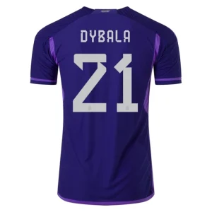 Günstige Fußballtrikots Argentinien Paulo Dybala 21 Auswärtstrikot 2022