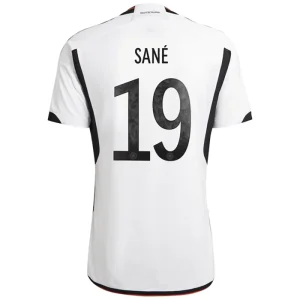Günstige Fußballtrikots Deutschland Leroy Sané 19 Heimtrikot 2022
