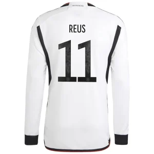 Günstige Fußballtrikots Deutschland Marco Reus 11 Heimtrikot 2022 Langarm